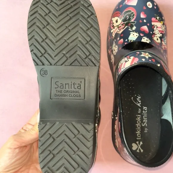 Tokidoki Paramour Kawaii CLOGS Koi by Sanita nursing shoes 38 HTF toki doki - Picture 6 of 6